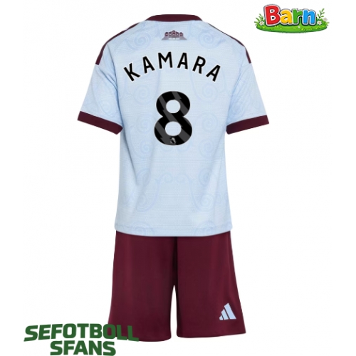 Aston Villa Boubacar Kamara #8 Tredjeställ Barn 2026-27 Kortärmad (+ Korta byxor)